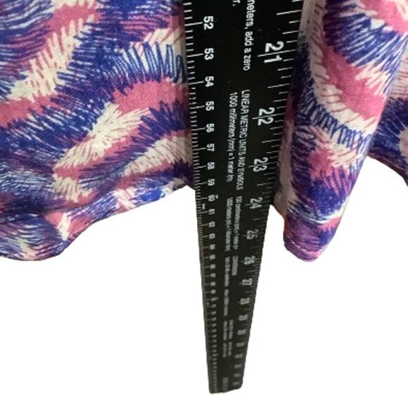 Suncoo Paris Long Sleeve Top, Blue/Pink/White, Size T2, Boho, Artistic, Colorful - Picture 7 of 8